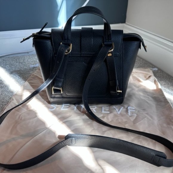 Senreve Mini Maestra in Black Dolce Italian Leather- EXCELLENT CONDITION! - Picture 5 of 15